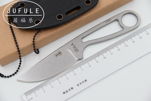 JUFULE Ant IZULA 12992 Fixed Blade Knife Rowen D2 Blade Steel Tactical Camping Survival Straight Pocket Knives Outdoor Tools EDC ► Photo 1/6