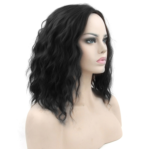 Soowee Short Curly Black Blonde Cosplay Wigs Synthetic Hair Hair Pieces Party Hair Red Gray Wig for Women ► Photo 1/6
