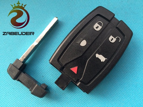 1pcs of New Replacement 5 Button Remote Key FOB Smart Key shell/case blank with uncut blade for FREELANDER 2 NO LOGO ► Photo 1/6