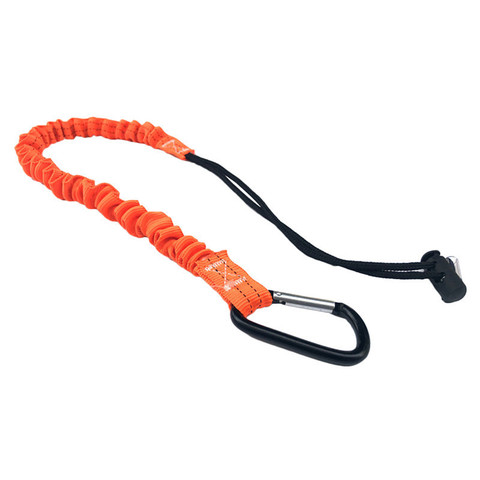 Single Carabiner Tool Lanyard Retractable Safety Rope Tool Buckle For Climbing 