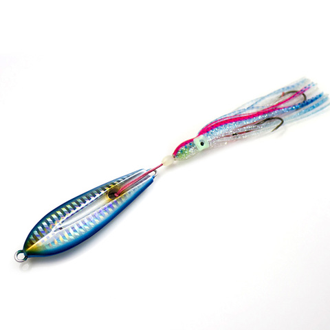 Countbass 100g 3.5oz  Inchiku Jig with Assist Hook, Salty Rubber Jigging lures for fishing, Bullet Bottom Ship Snapper ► Photo 1/6