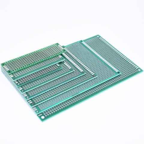 New 7x9 6x8 5x7 4x6 3x7 2x8cm Double Side Prototype Diy Universal Printed Circuit PCB Board Protoboard  4*6 6*8 5*7 ► Photo 1/5
