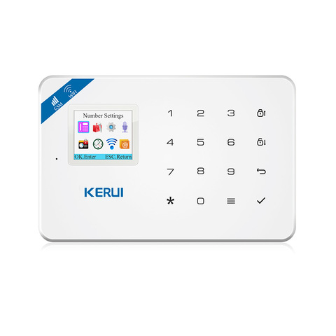 KERUI W18 Control Panel WIFI GSM SMS Home Burglar Security Alarm System ► Photo 1/6