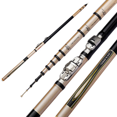 Carbon Hollow Rod Superhard Front-end Fishing Pole Long Throw Telescopic Fishing Rod 4.5M-7.2M Fly Fishing ► Photo 1/6