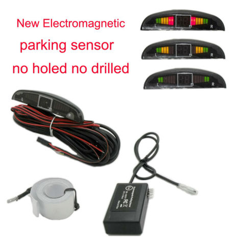 Free shipping Electromagnetic parking sensor with led display no holes need to be drilled U303 ► Photo 1/5