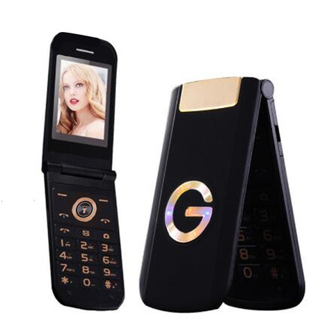 Original TKEXUN G9000 Flip Touch Screen Russian Keyboad Elder Clamshell Cellular Phonesrd Ccheap Cenior Mobile Phone GSM China ► Photo 1/6