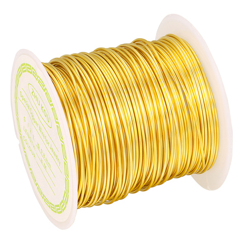 ZHUKOU Copper Wire 0.5/0.6/0.7/0.8mm gold/Silver Color Copper 1 Roll Beading Cord Findings DIY model:PX1 ► Photo 1/6
