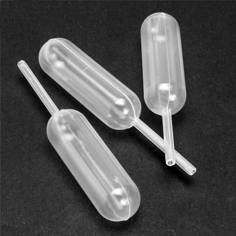 Hot sale 100pcs 4ml Plastic Squeeze Transfer Pipettes Dropper Disposable Pipettes For Silicone Mold UV Epoxy Resin Craft Jewel ► Photo 1/6