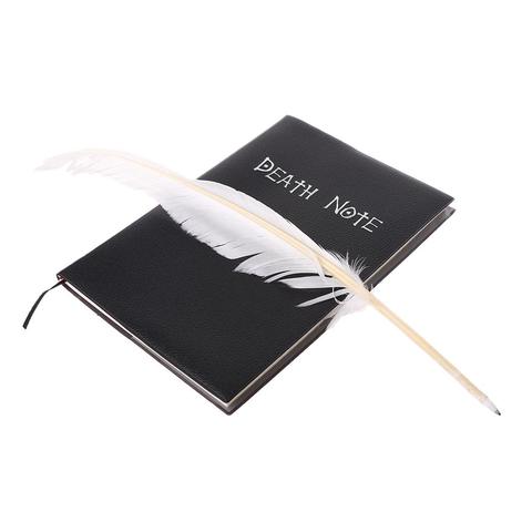 New Death Note Cosplay Notebook & Feather Pen Book Anime Writing Journal