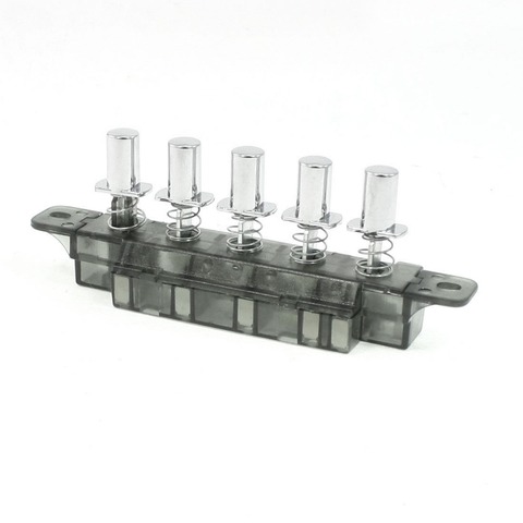 MQ165 AC 250V 4A 5 Pushbutton Piano Type Key Board Switch for Range Hood ► Photo 1/1