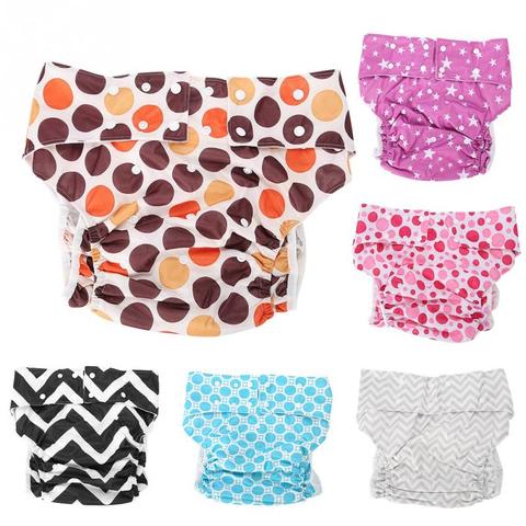 6 Types Care Reusable Nappy Adjustable Adult Cloth Diaper Women Health Care Leakproof Diaper Pants For Men & Women ► Photo 1/6