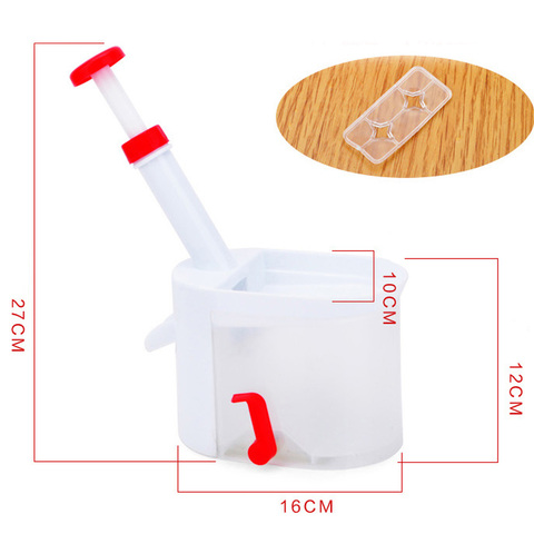 10p'c's Cherry Pitter Lid Seed Remover Pad Fruit Nuclear Corer With Container Kitchen Accessories Gadgets Tool ► Photo 1/5