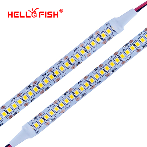 2835 LED strip SMD 1200 LED chip 12V LED Flexible PCB light LED backlight Strip LED tape 240 LED/m  White/Warm White ► Photo 1/5