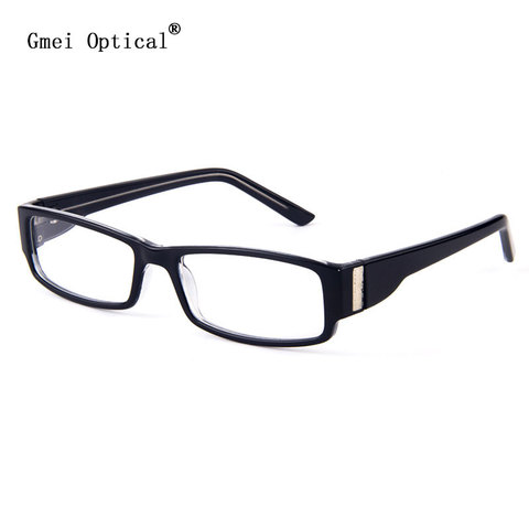 Gmei Optical Stylish Plastic Rectangular Men Full Rim Glasses Frames Black Hypoallergenic Women's Eyeglasses Frame T8011 ► Photo 1/6