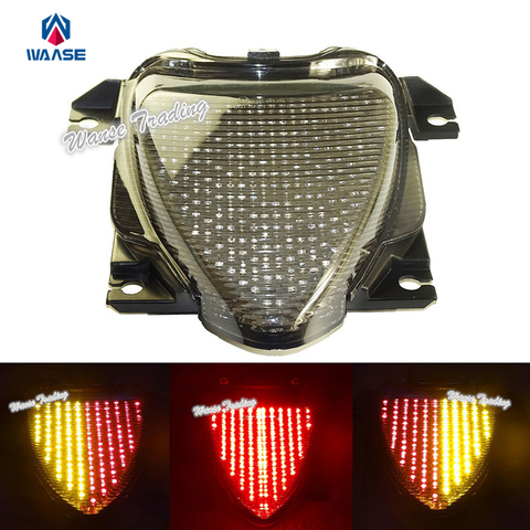 waase For Suzuki Boulevard M109R VZR1800 M1800R 2006 2007-2022 E-Mark Rear Tail Light Brake Turn Signals Integrated LED Light ► Photo 1/6