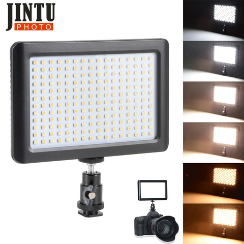 JinTu Pad 192 3200K-6000k Color Temperature LED Video Light for Canon 650D 750D 800D 70D 80D Nikon D5500 D5400 D3400 D3300 D750 ► Photo 1/5