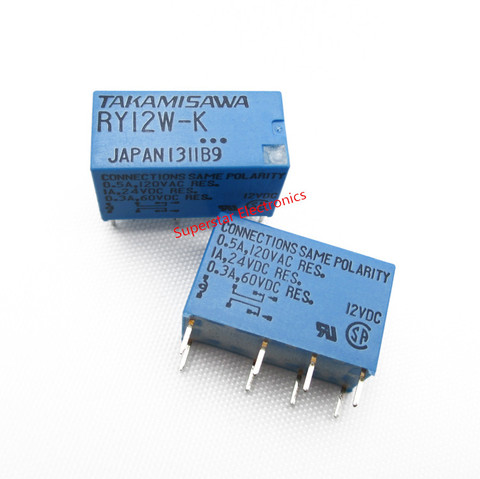 TAKAMISAWA RY12W-K 12V DPDT Signal Relay ► Photo 1/2