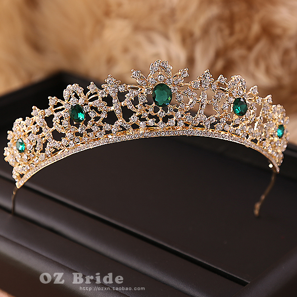 Fashion Big Hollow Crystal Wedding Diadem Rhinestone Queen Tiaras And Crowns Hea 