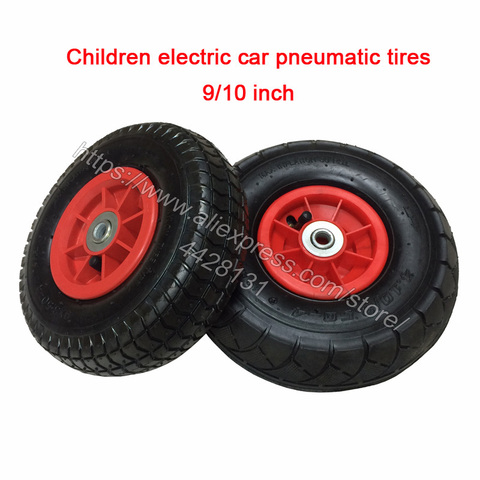 Children ride on car rubber tires,Children electric vehicle pneumatic wheels,Karting inflatable tires Baby cars wheels for toy ► Photo 1/5