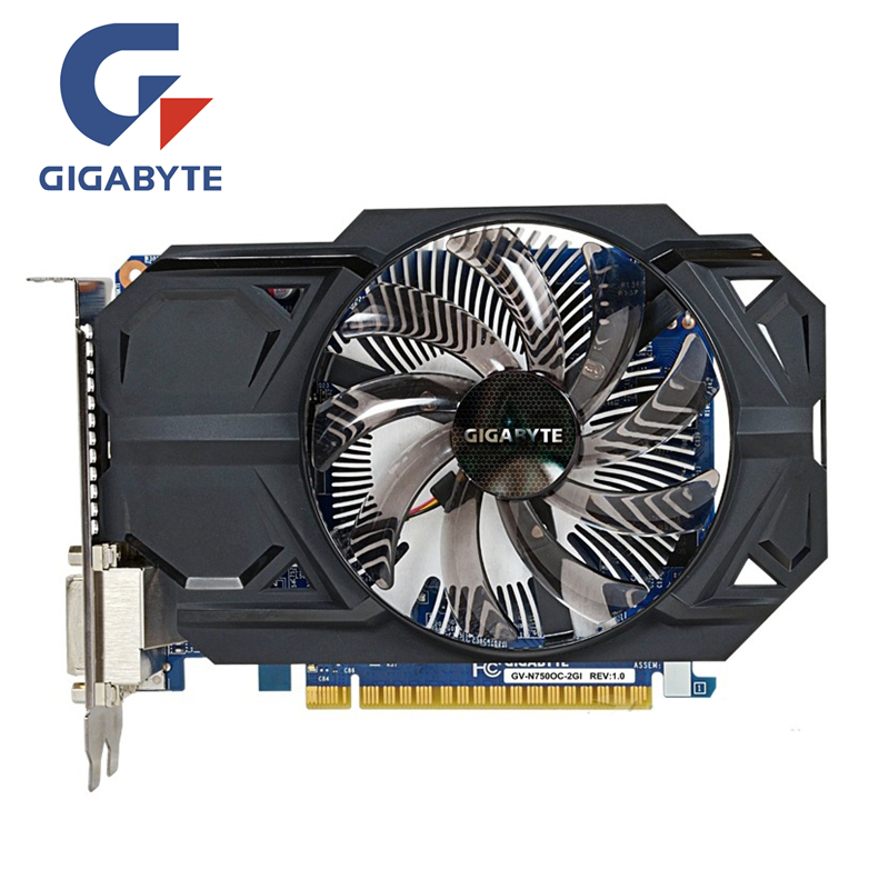GIGABYTE GTX 750 2GB D5 Video Card GTX750 2GD5 128Bit GDDR5