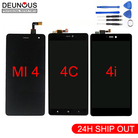 New 5 Display For XIAOMI Mi4 LCD Touch Screen with Frame for Xiaomi Mi4C LCD Display Mi 4 4C 4i Mi4i LCD Replacement ► Photo 1/1