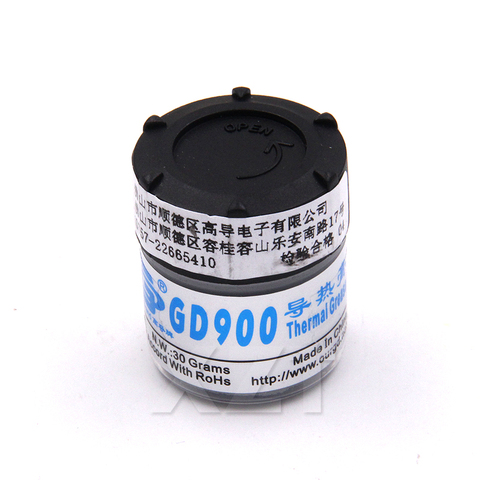 Promotion !!! Thermal Conductive Grease Paste Silicone GD900 Heatsink Compound Net Weight 30 Grams Gray For CPU processor ► Photo 1/4