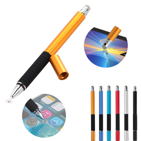 2 in 1 Multifunction Fine Point Round Thin Tip Touch Screen Pen Capacitive Stylus Pen For Mobile Phone Tablet For iPad iPhone ► Photo 1/6