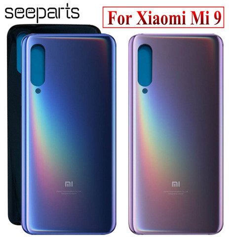 New for Xiaomi mi 9 Back Battery Cover Rear Door Housing Case Glass Panel Mi9 SE Replacement Parts For xiaomi mi 9 Battery Cover ► Photo 1/5