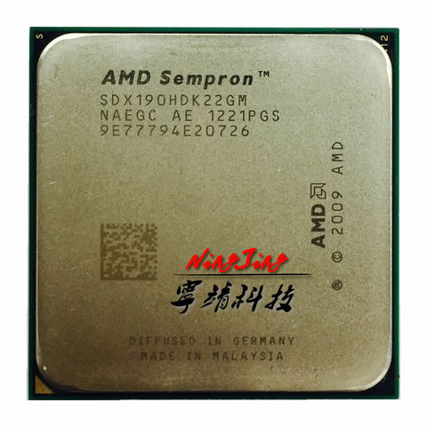 AMD Sempron X2 190 2.5 GHz Dual-Core CPU Processor SDX190HDK22GM Socket AM3 ► Photo 1/1