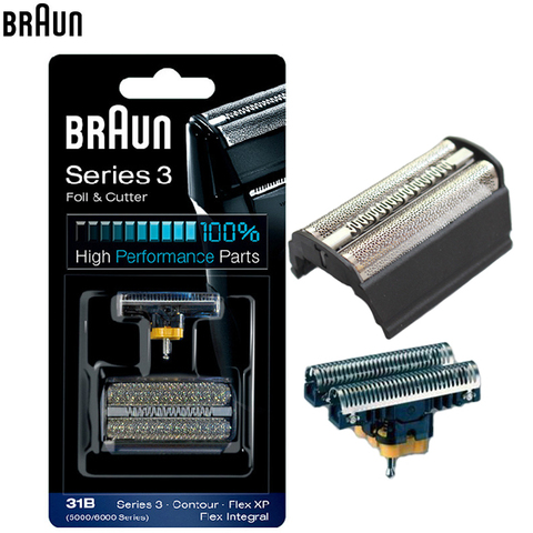 Braun 31B (5000/6000series) Foil & Cutter high performance parts for Series 3 Shavers (5610 5612 old 350 360 370 380 390CC) ► Photo 1/6