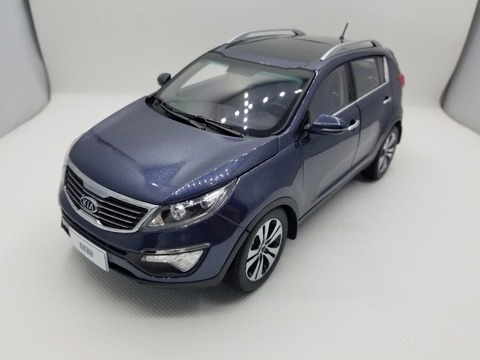 1:18 Diecast Model for Kia Sportage R 2011 Blue SUV Rare Alloy Toy Car Miniature Collection Gifts ► Photo 1/1