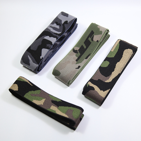 Camo Elastic bands for clothes 30~50MM Elastic ribbon   DIY Sewing Accessories rubber band elastic bands for fit ► Photo 1/5