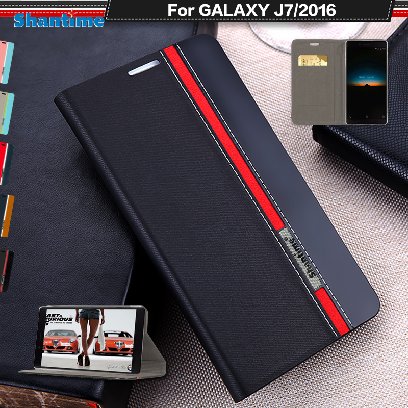 Leather Samsung J7 2016 Flip Wallet For Samsung Galaxy J7 2016