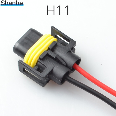 H11 9005 9006 2 Pin Way auto connector Waterproof Electrical Wire Connector Plug ► Photo 1/5