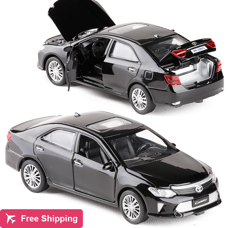 1:32 Licensed Toyota Camry Alloy Diecast Model Collection Car Kid Boy LED Toy 