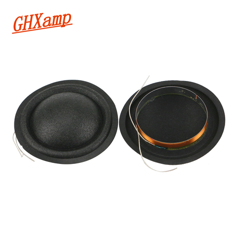 GHXAMP 49.5mm Mediant Midrange Voice Coil 50 Core Silk Diaphragm aluminum frame 8OHM Alto 2PCS ► Photo 1/1