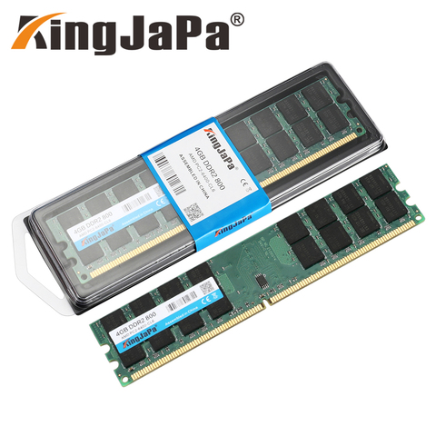 Kingjapa DDR2 2GB 4GB Ram 800MHz PC2-6400 Desktop PC DIMM Memory RAM For AMD System High Compatible 240 pins 667MHz New ► Photo 1/6
