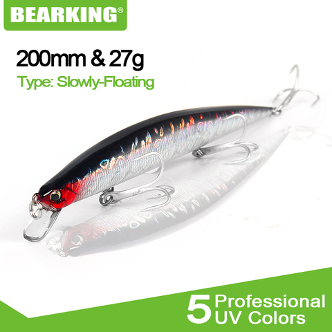 Bearking Brand M57 Hard Fishing Lures Minnow 5Pcs/Lot 20cm 27g quality Baits Deep Diving Wobblers Fishing Tackles ► Photo 1/5