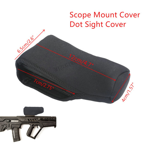 Scope Cover Dot Sight Cover Protect Neoprene Scope Cover Protective Jacket Black 4.7