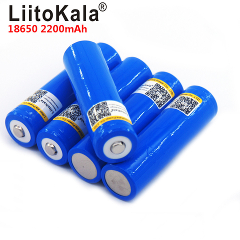 LiitoKala 18650 Battery 3.7v 2200mAh Capacity Battery Li-po Rechargeable 18650 Battery For Car/toys/Flashlight ► Photo 1/6