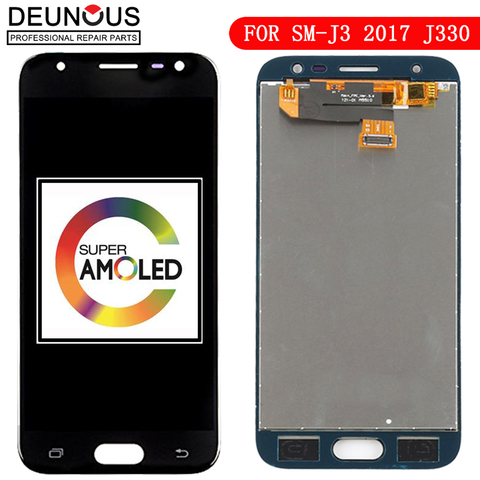 AMOLED J330FN J330 For Samsung J3 2017 Display Glass J330F LCD Touch Digitizer For Galaxy For Samsung J3 Pro LCD Frame Screen ► Photo 1/1