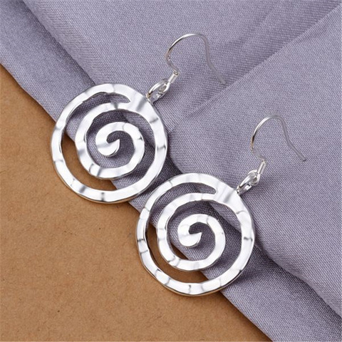 wedding , Free shipping cute nice women lady noble fashion silver color earrings hot selling fashion jewelry e353 ► Photo 1/4