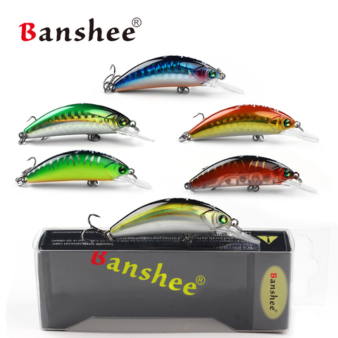 Banshee 54mm 4.7g Crankbaits Fishing Wobbler For Pike Bait Mini Crankbait Floating Minnow Fishing Lure Bass Hard Bait Artificial ► Photo 1/6