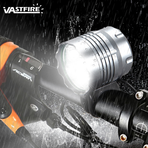 Waterproof Bike Light  8000Lm 5x XML T6 LED Front Bicycle Light Cycling Lamp Headlight 3-Mode Head Light Only Lamp No Battery ► Photo 1/6