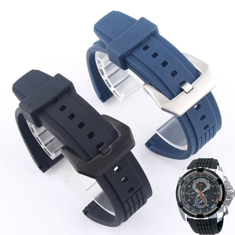 BRETA watchbands FOR SEIKO VELATURA SPC007J1 Waterproof Sports Silicone Watch with 26mm for Men's Strap ► Photo 1/6