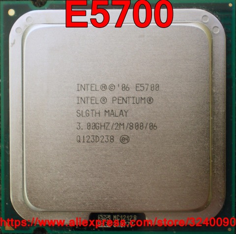 Original Intel CPU PENTIUM E5700 Processor Dual
