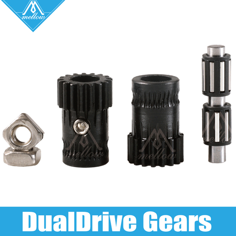 Mellow upgrade Drivegear kit Hardened dual drive gear extruder kit Cloned Btech for Prusa i3 mk3 3d printer Mini Bowden Extruder ► Photo 1/6