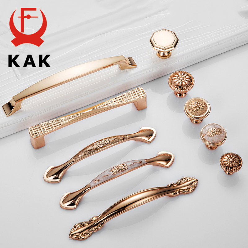 Single Champagne Acrylic & Copper Cabinet Knob - Modern Drawer Pull Handle (1.5"H)