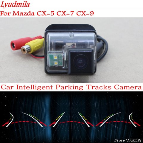 Lyudmila Car Intelligent Parking Tracks Camera FOR Mazda CX-5 CX 5 CX5 CX-7 CX7 CX 7 CX-9 CX9 CX 9 Reverse Rear View Camera ► Photo 1/1