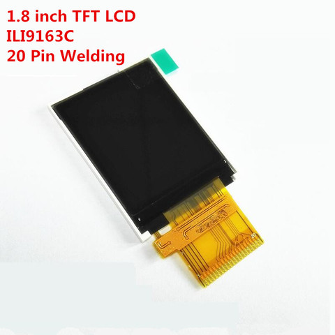 20Pin Wled LCD 1.77 1.8 inch TFT LCD display full color No need connector Sold on PCB ILI9163C 128x160 MCU 8080 No touch ► Photo 1/3